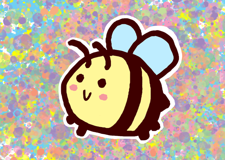 full image of the bee